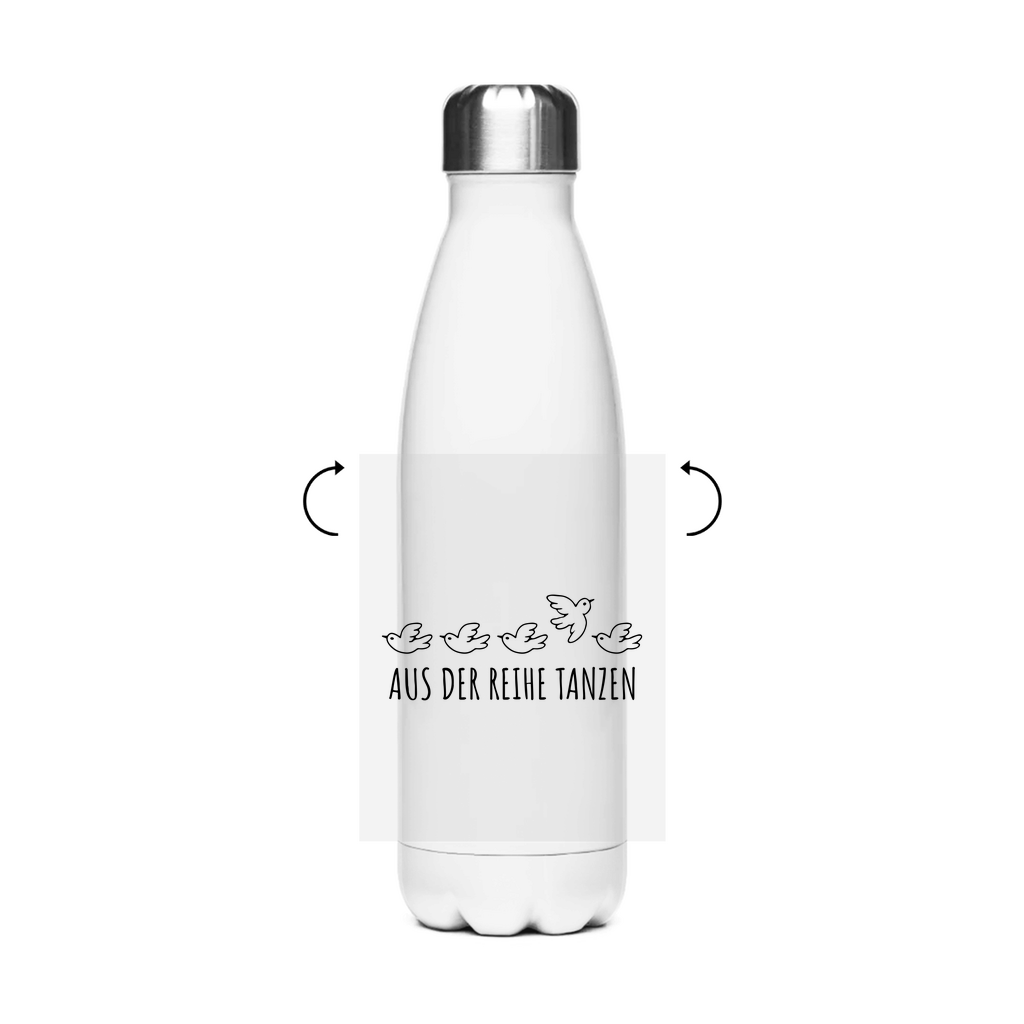 Aus der Reihe tanzen Edelstahl Thermoflasche