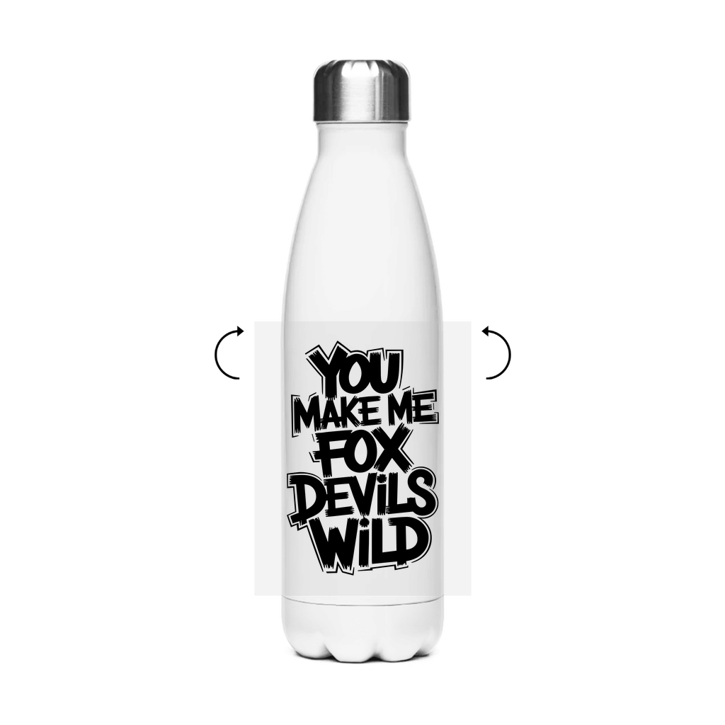 Du machst mich fuchsteufelswild Edelstahl Thermoflasche
