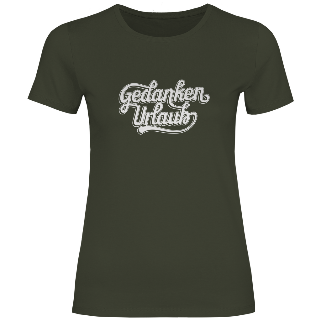 Gedanken Urlaub Damen Shirt