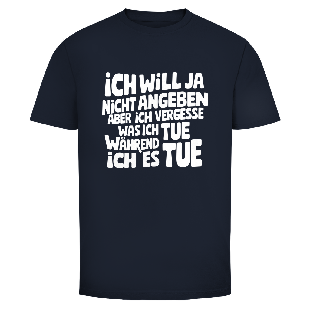 Vergesslichkeit angeben Unisex Shirt