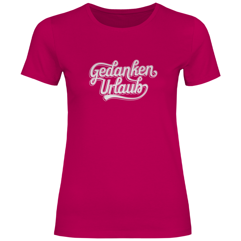 Gedanken Urlaub Damen Shirt