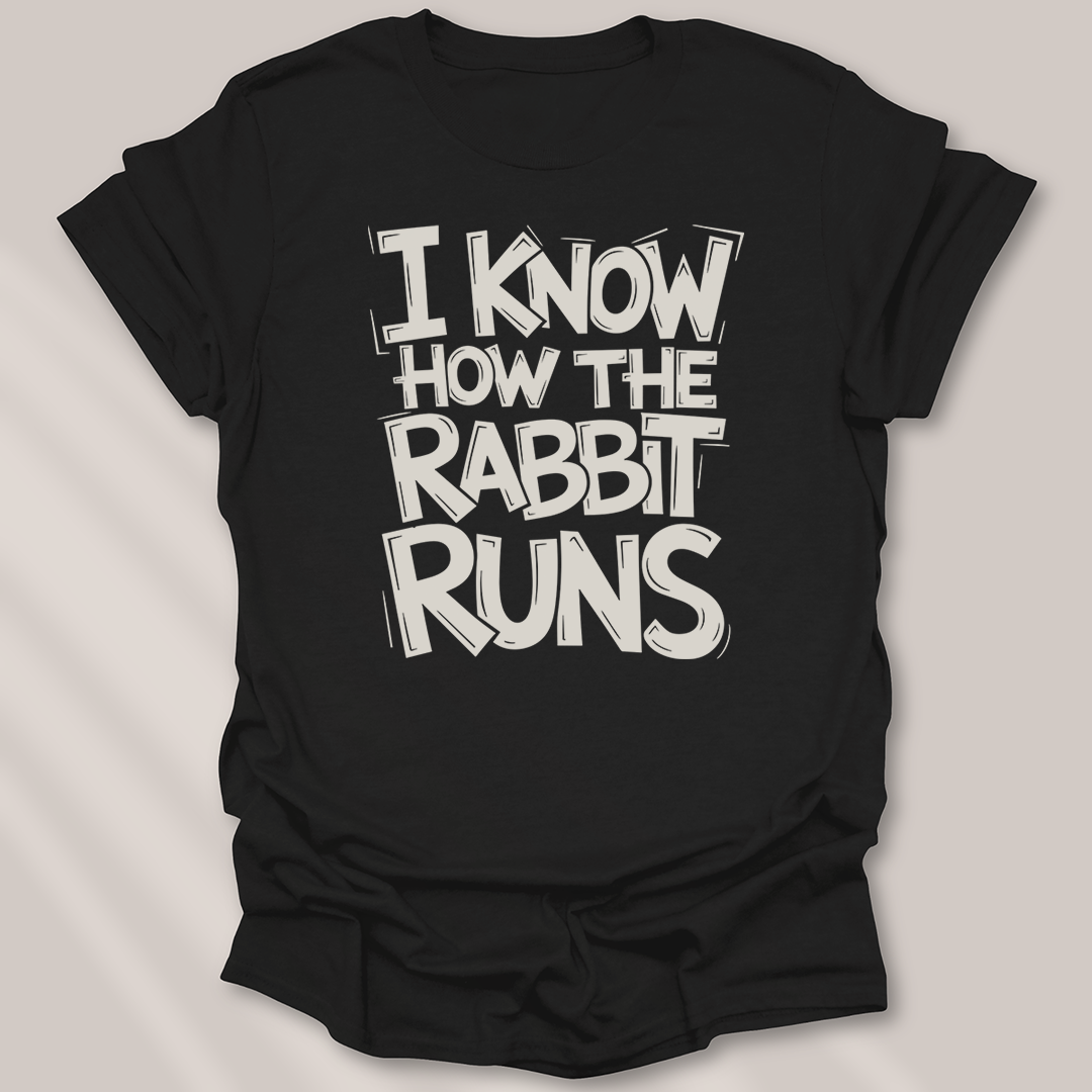 Hase läuft Unisex Shirt