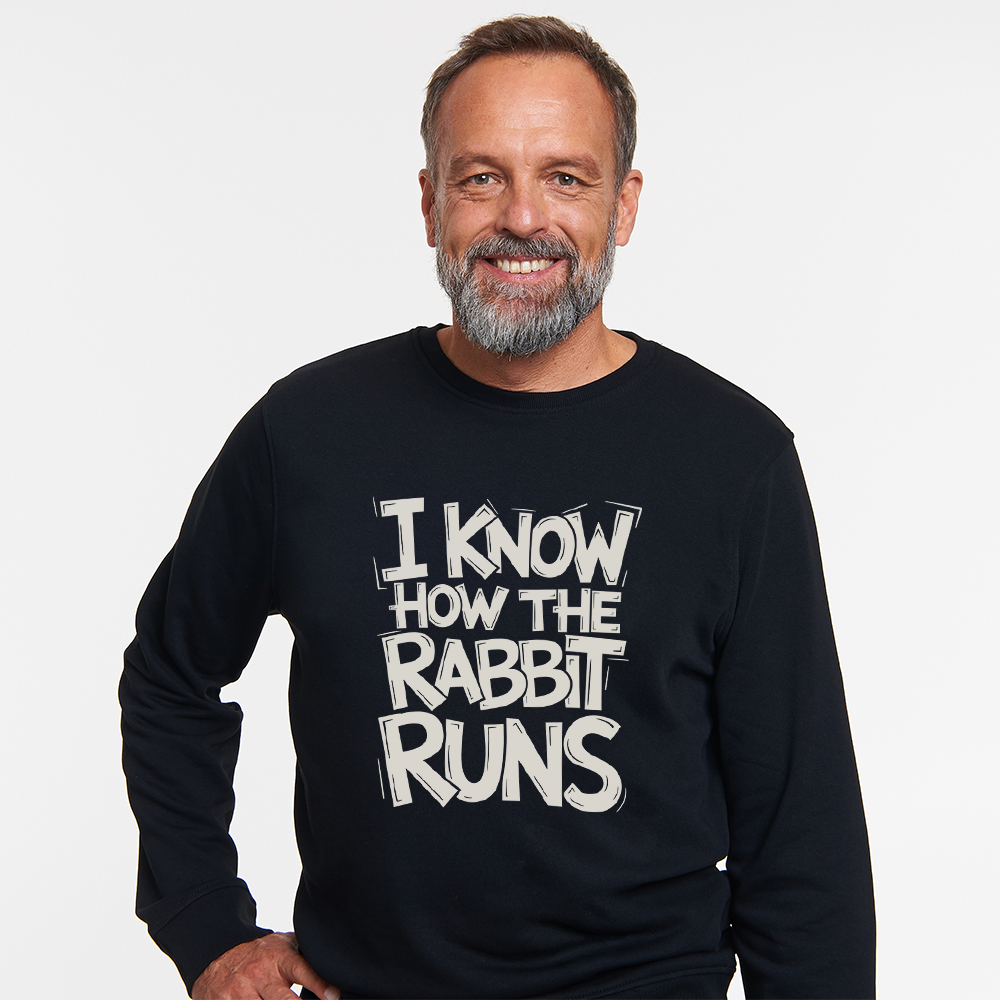 Hase läuft Unisex Sweatshirt