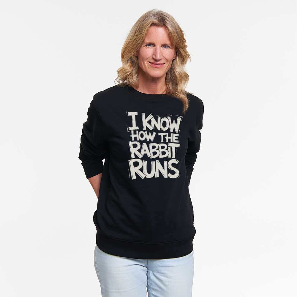 Hase läuft Unisex Sweatshirt