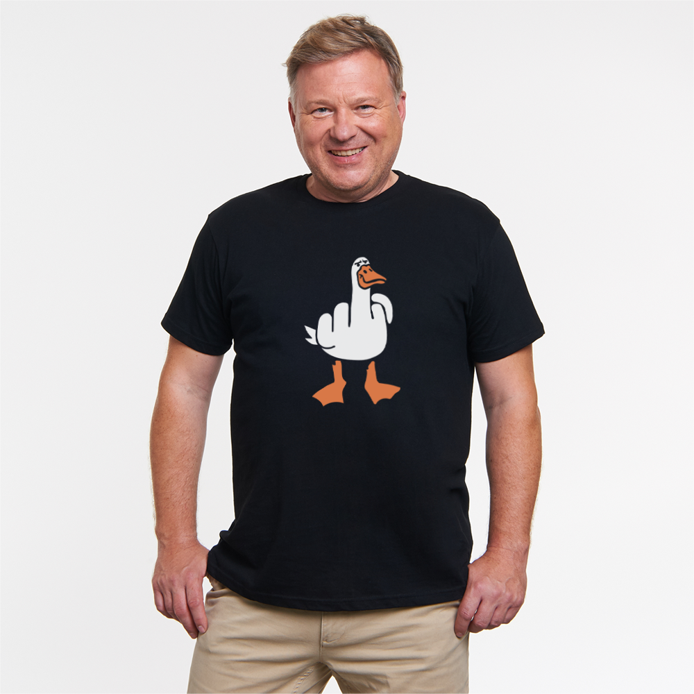 Ente Mittelfinger Unisex Shirt