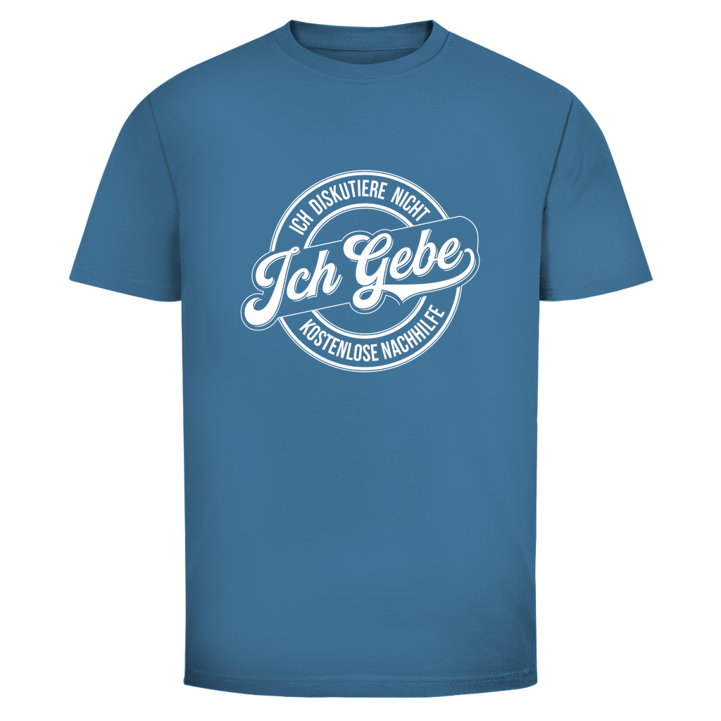 Ich diskutiere nicht Unisex Shirt