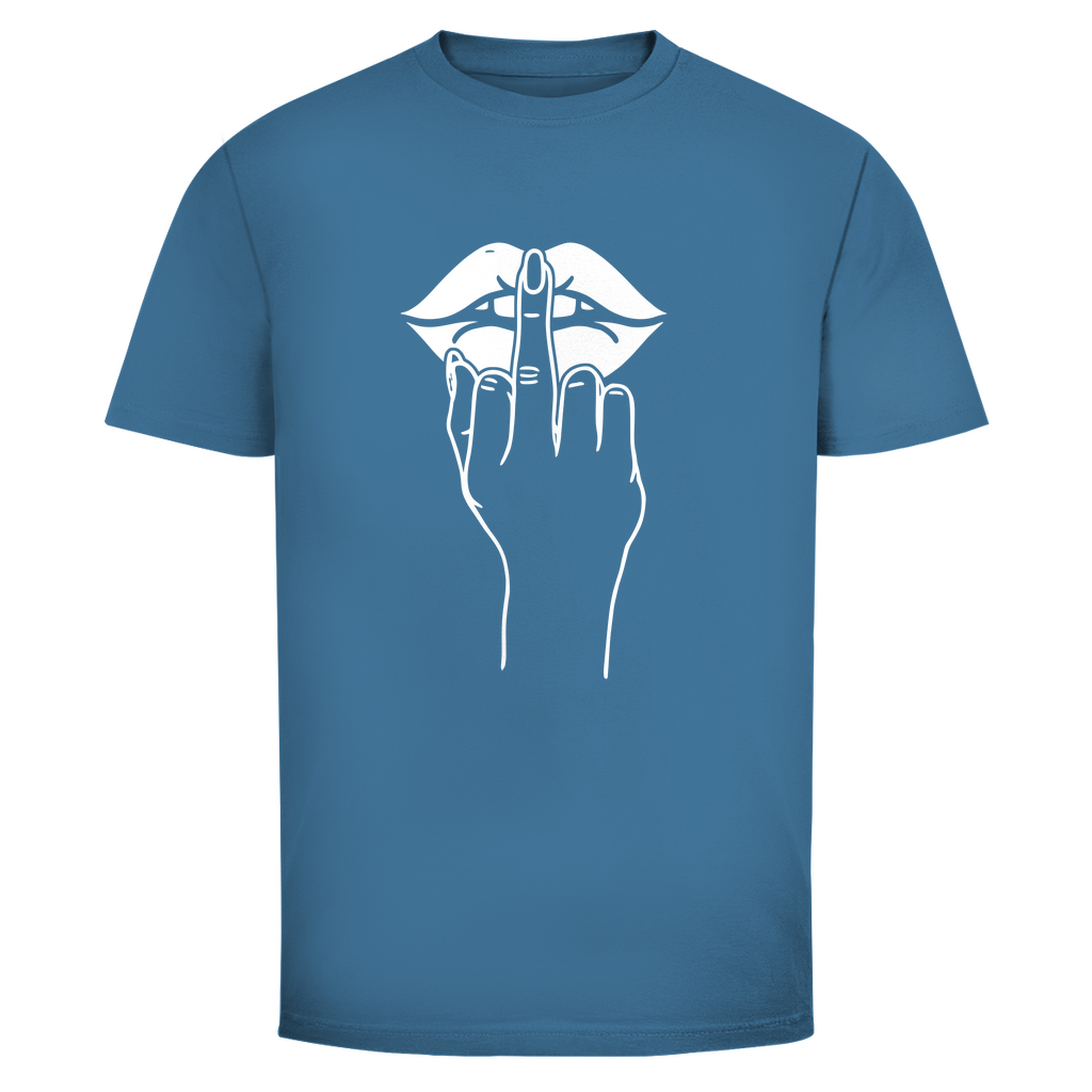 Mittelfinger Shhh Unisex Shirt