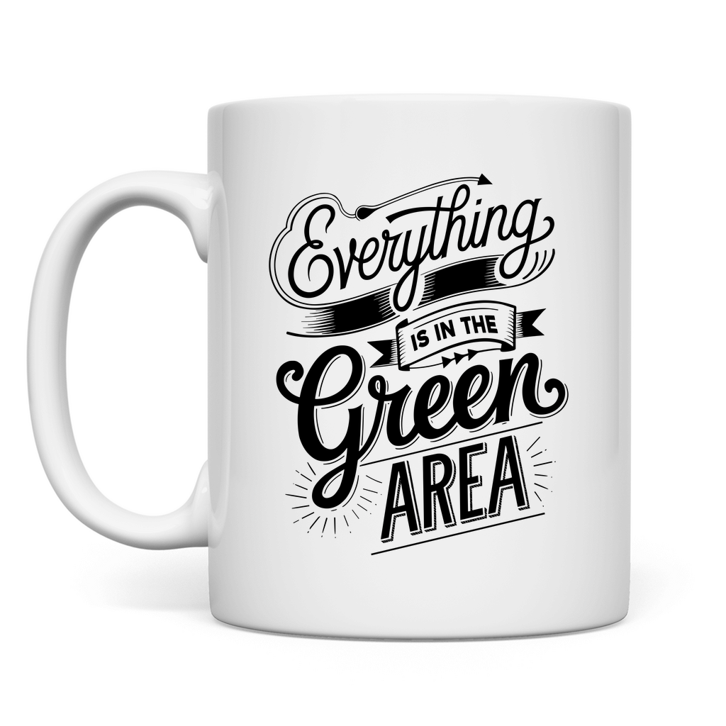 Alles im grünen Bereich Tasse