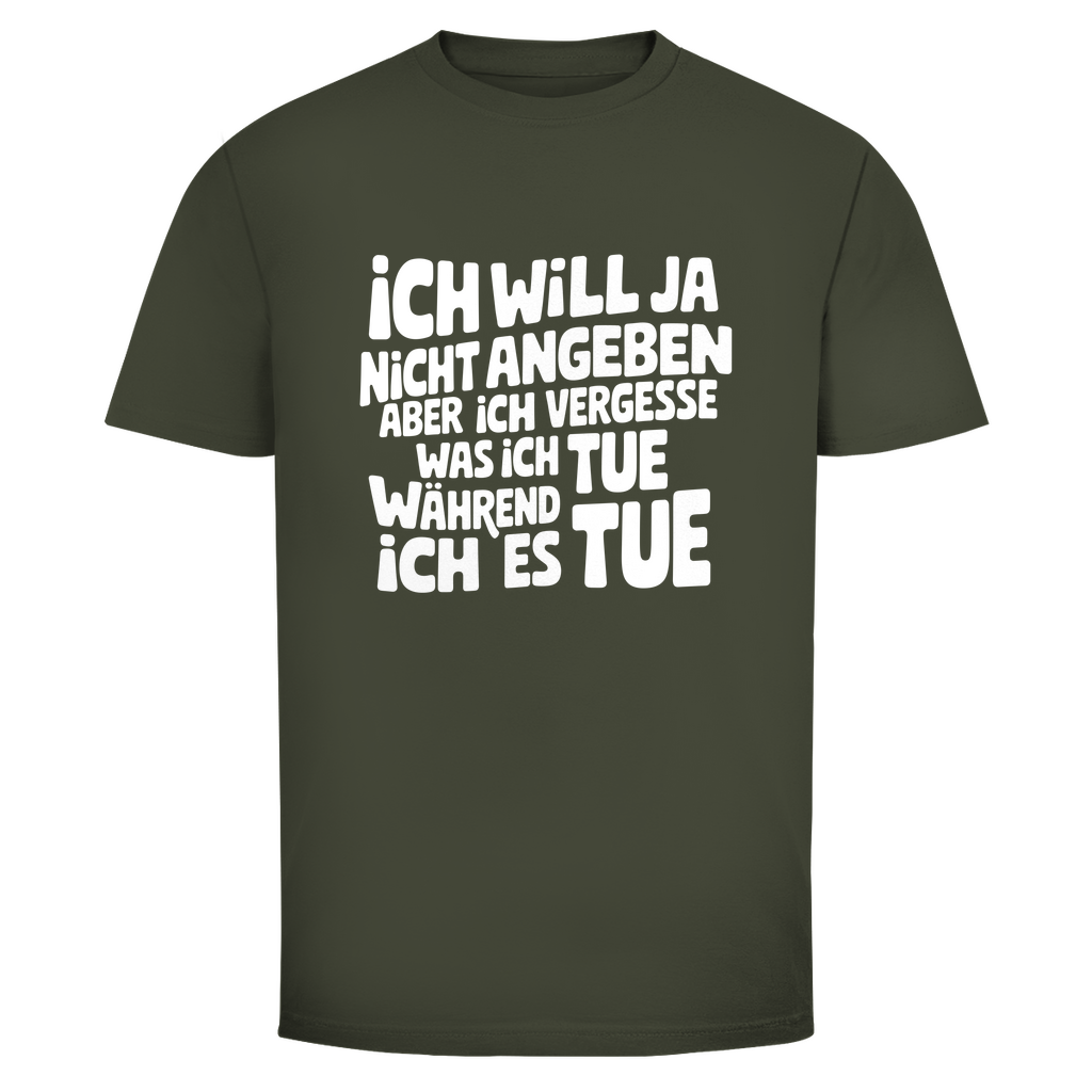 Vergesslichkeit angeben Unisex Shirt