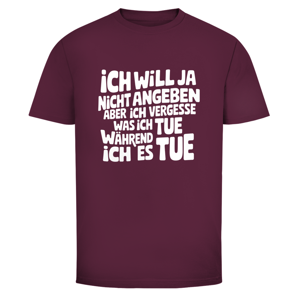 Vergesslichkeit angeben Unisex Shirt