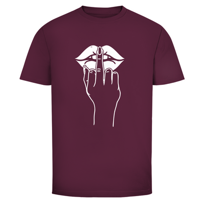 Mittelfinger Shhh Unisex Shirt