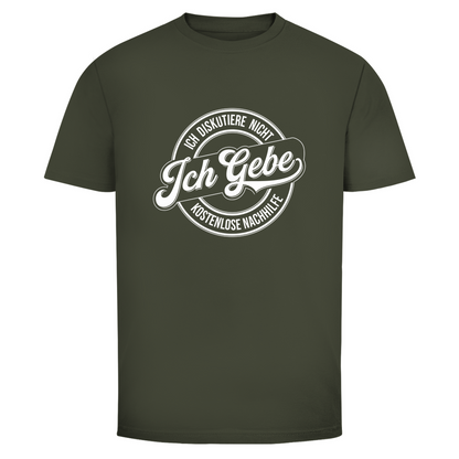 Ich diskutiere nicht Unisex Shirt