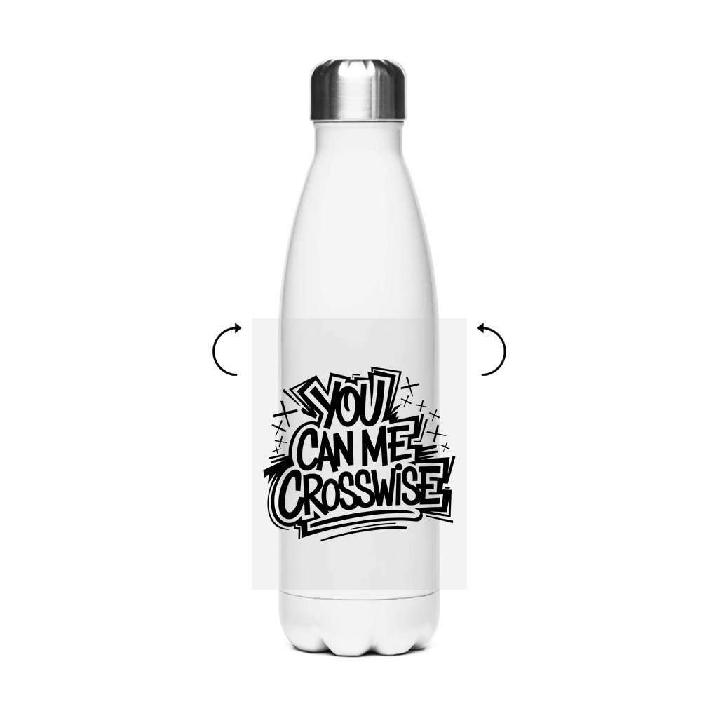 Du kannst mich kreuzweise Edelstahl Thermoflasche