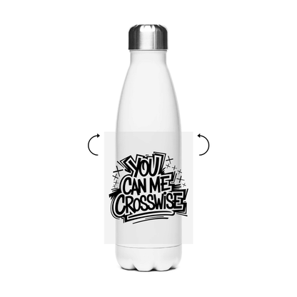 Du kannst mich kreuzweise Edelstahl Thermoflasche