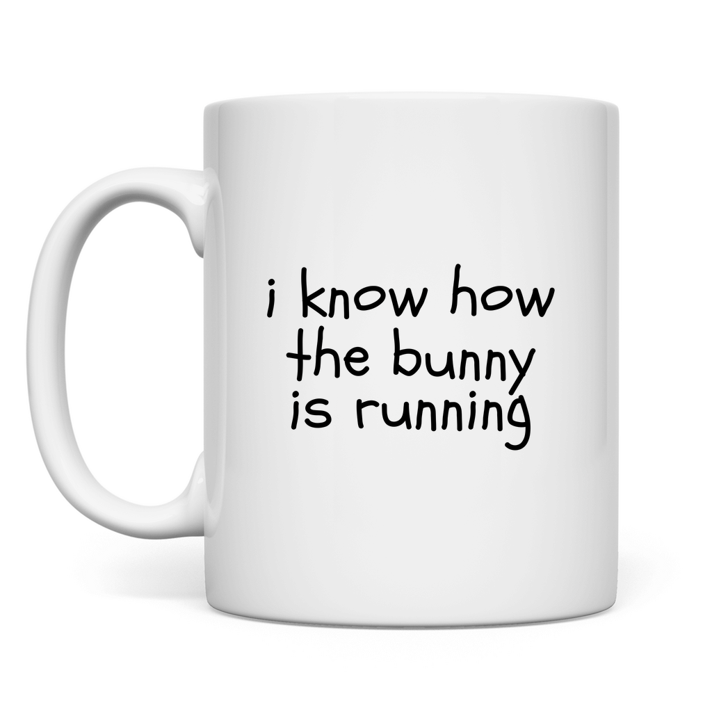 Ich weiß wie der Hase läuft Tasse