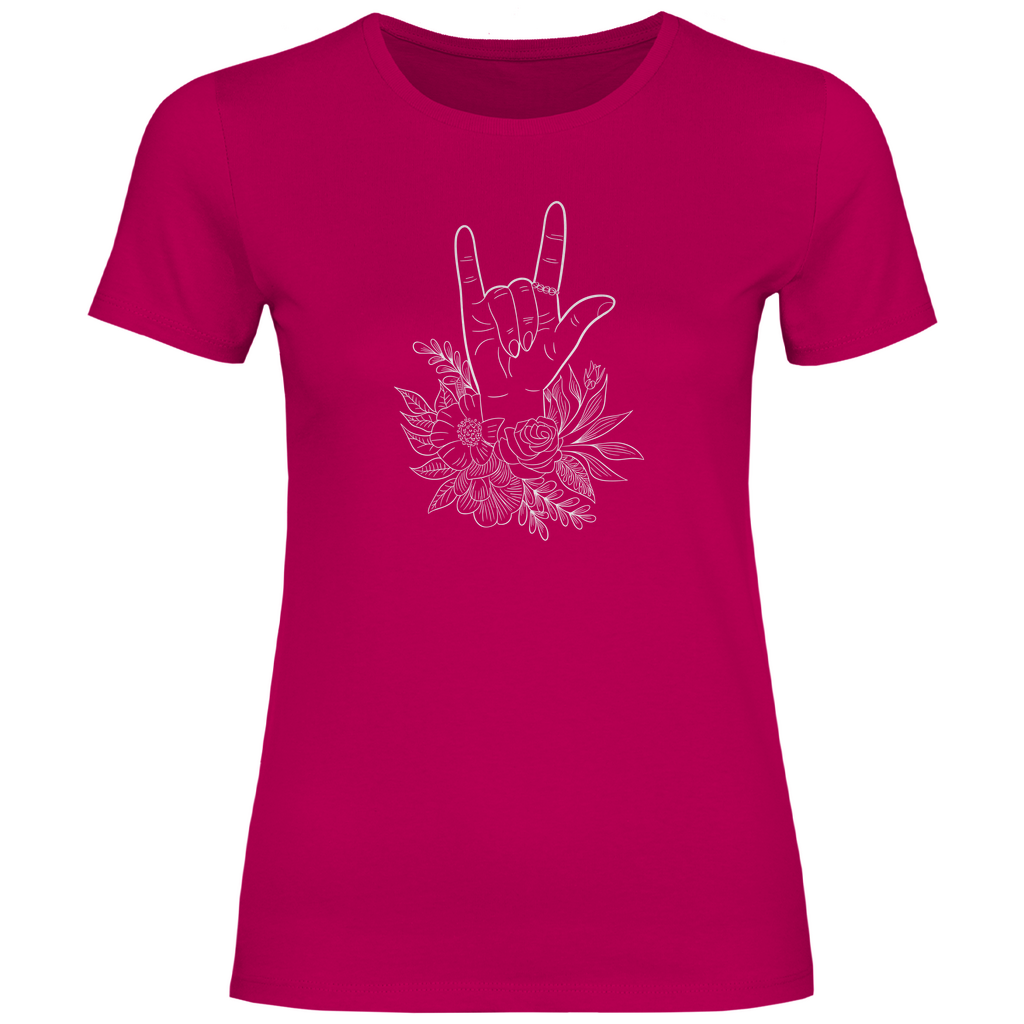 Blumen Liebe Damen Shirt