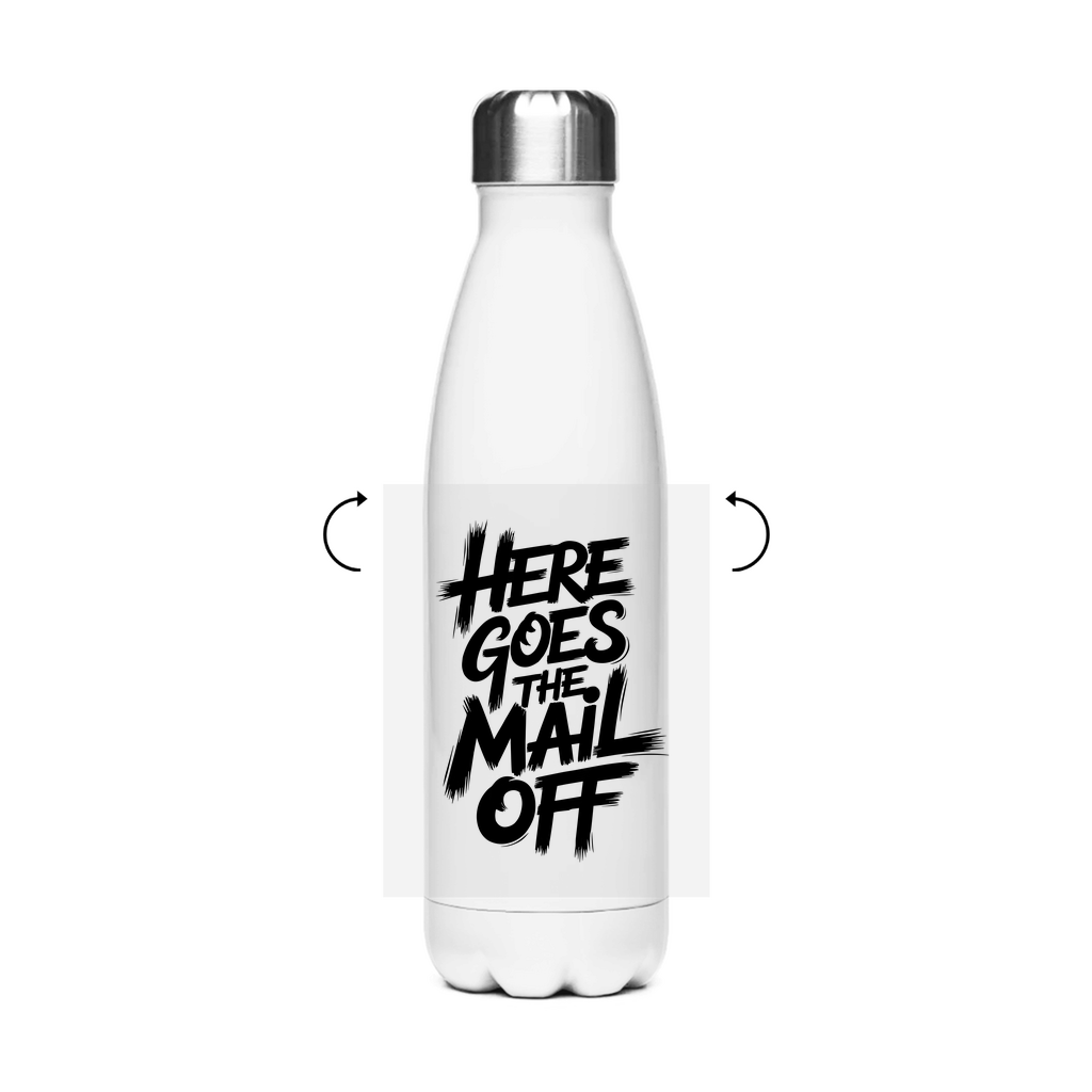 Hier geht die Post ab Edelstahl Thermoflasche