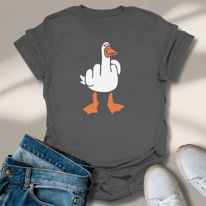 Ente Mittelfinger Lachmomente T-Shirt