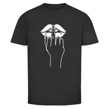 Mittelfinger Shhh Unisex Shirt