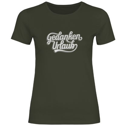 Gedanken Urlaub Damen Shirt