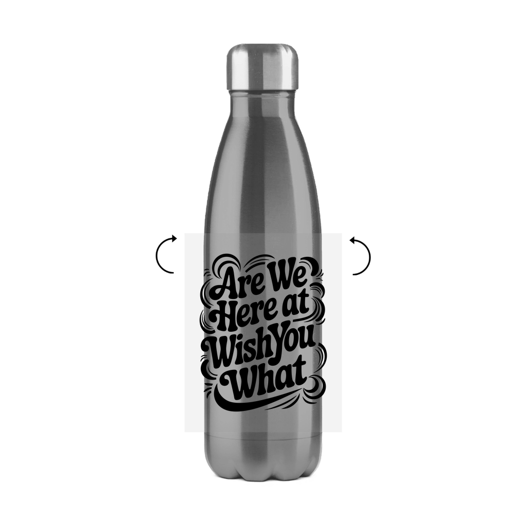 Sind wir hier bei wünsch dir was Edelstahl Thermoflasche
