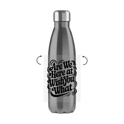 Sind wir hier bei wünsch dir was Edelstahl Thermoflasche