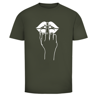 Mittelfinger Shhh Unisex Shirt