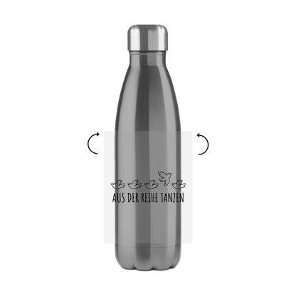 Aus der Reihe tanzen Edelstahl Thermoflasche
