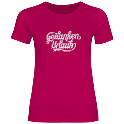 Gedanken Urlaub Damen Shirt