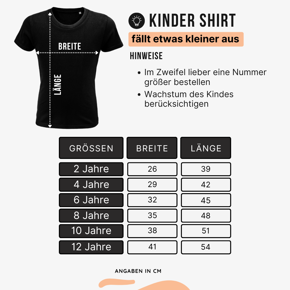 groessentabelle kinder shirt