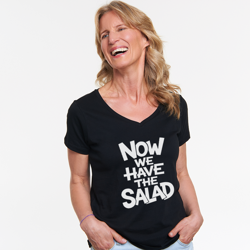 Salat Damen V-Neck Shirt
