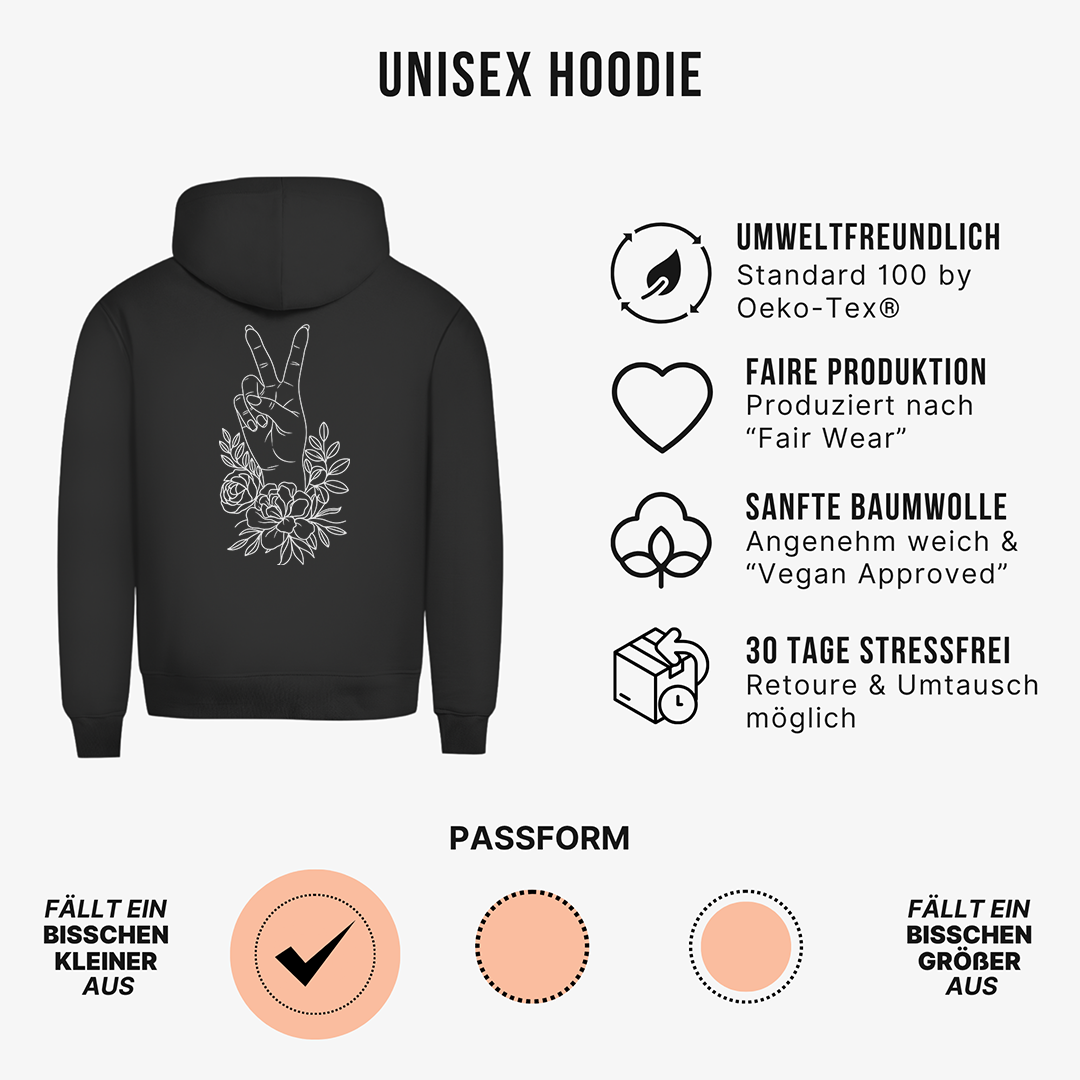 Blumen Peace Unisex Hoodie