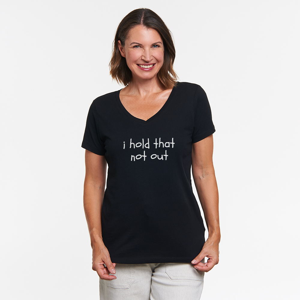Halt das nicht aus Damen V-Neck Shirt