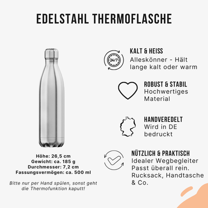 Sarkasmus? Ich? Edelstahl Thermoflasche