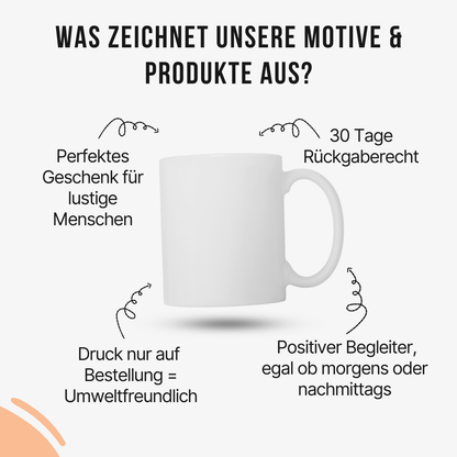 Du hast einen an der Waffel Tasse