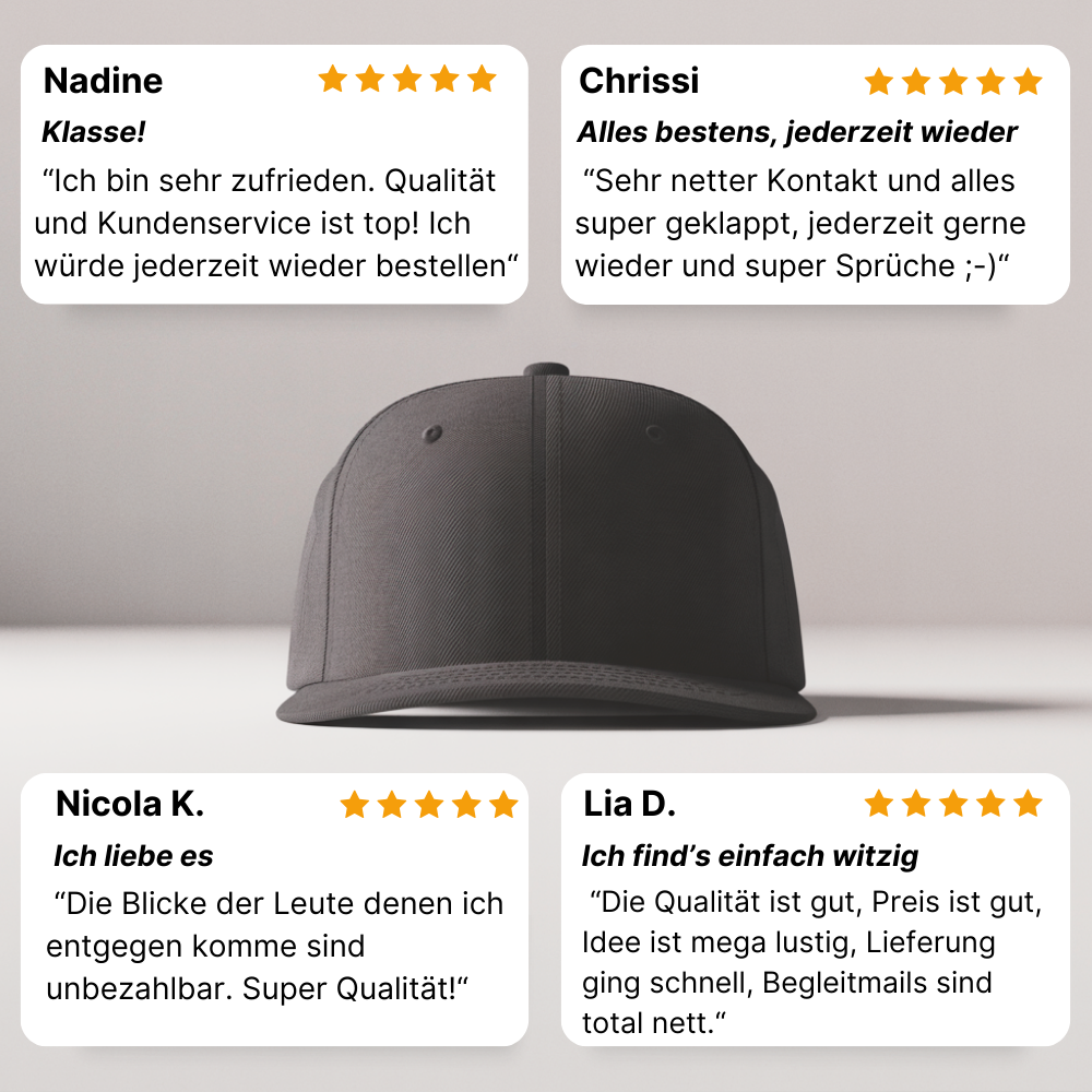 Ich seh schwarz für dich Cap