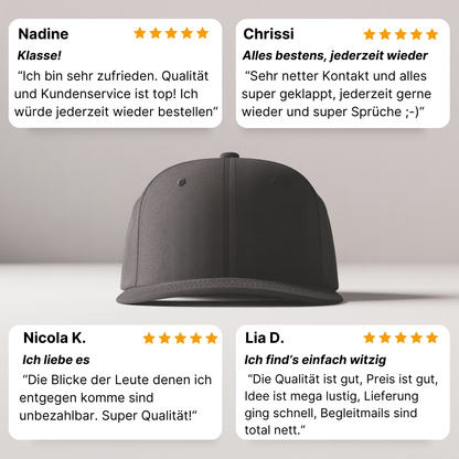 Ich seh schwarz für dich Cap