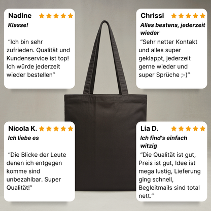 Den Teufel werde ich tun Stoffbeutel