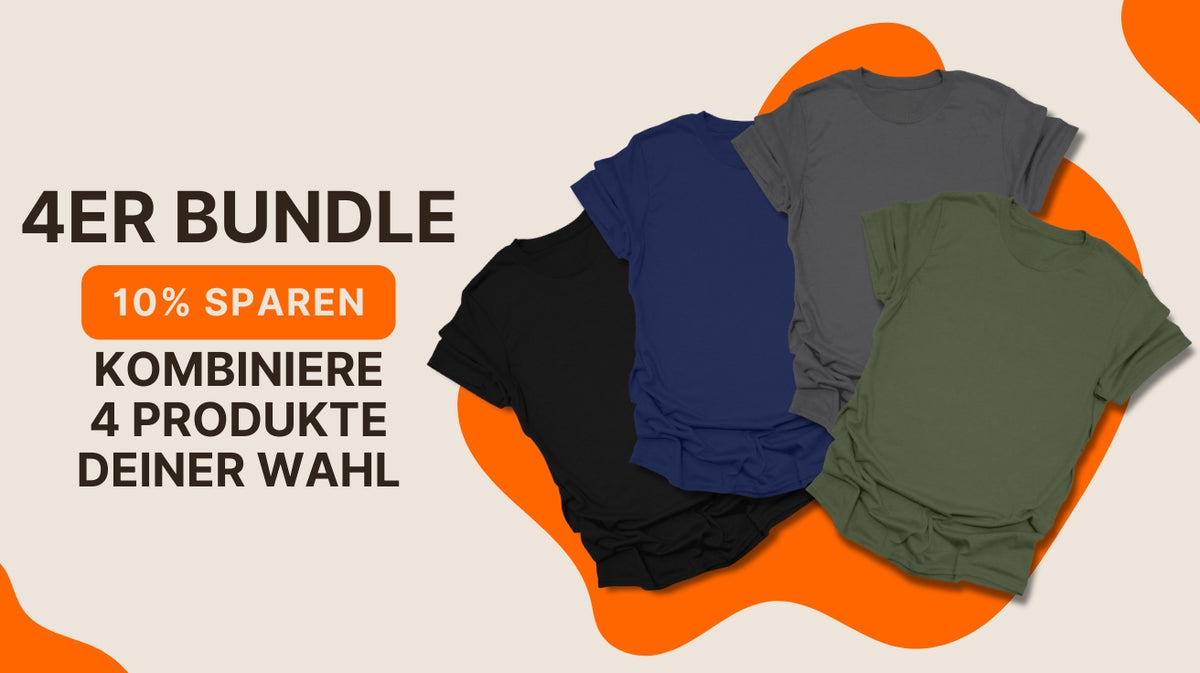 vier shirts bundle angebot mit rabatt