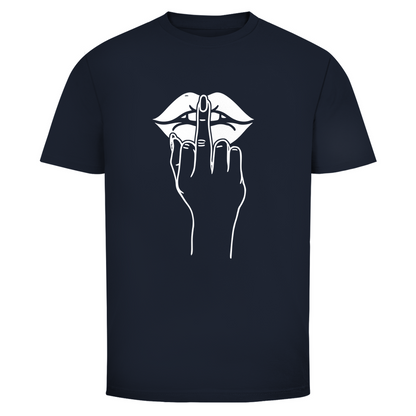 Mittelfinger Shhh Unisex Shirt