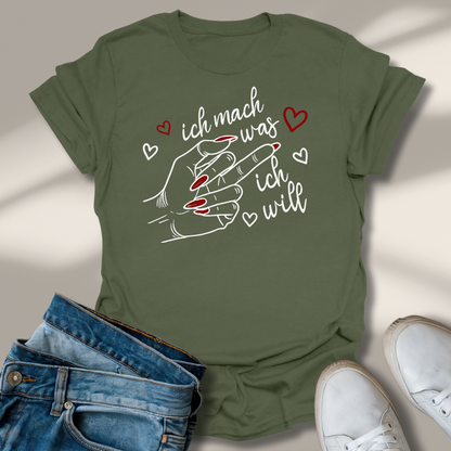 Mittelfinger Ich Mach Was Ich Will T-Shirt