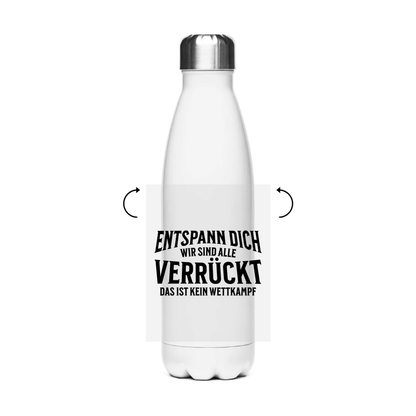 Alle verrückt Edelstahl Thermoflasche