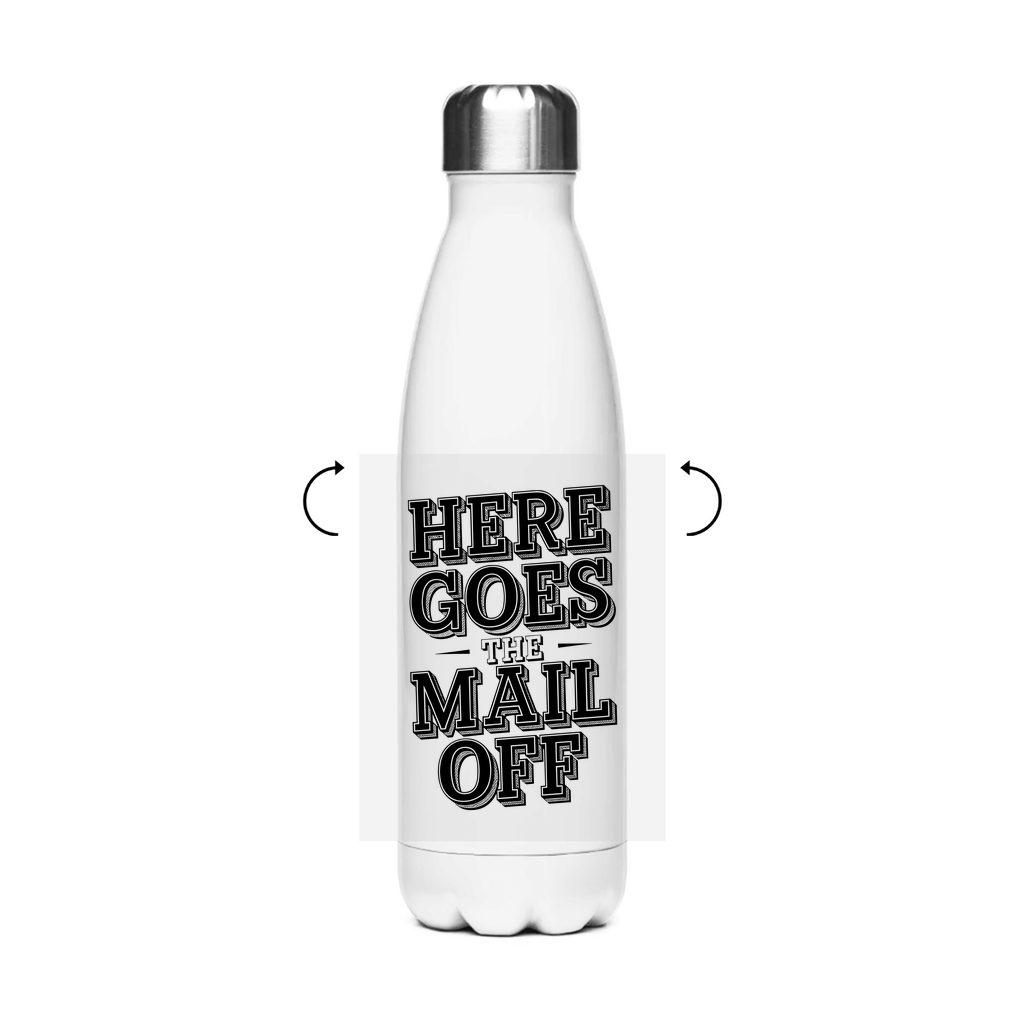 Hier geht die Post ab Edelstahl Thermoflasche