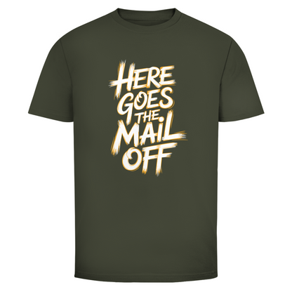 Hier geht die Post ab Unisex Shirt