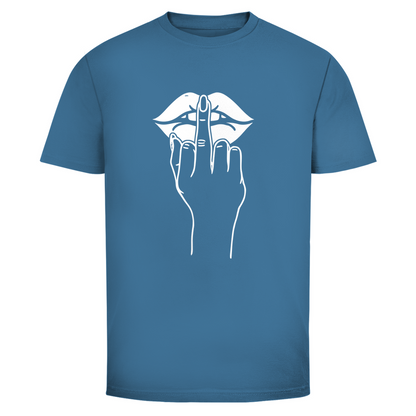 Mittelfinger Shhh Unisex Shirt