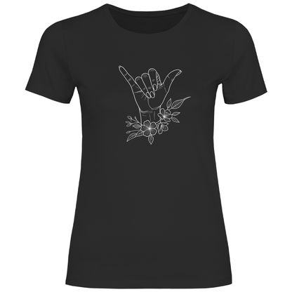 Blumen Aloha Hand Damen Shirt