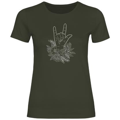Blumen Liebe Damen Shirt