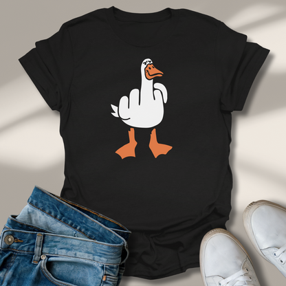 Ente Mittelfinger Lachmomente T-Shirt